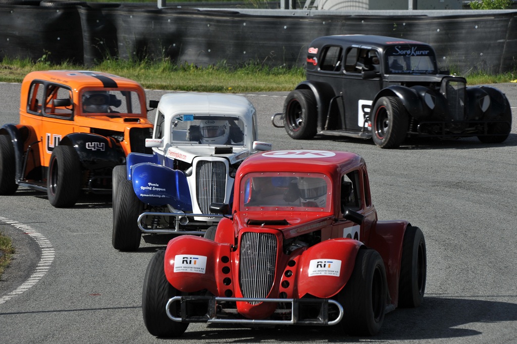 Der er altid tæt kamp i OK Legend Car Cuppen. Det bliver der også i sæsonfinalen.